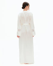 Silk Robe 04107SL ivory