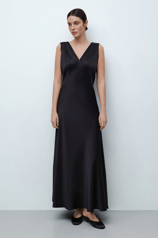 Women's silk nightgown 04109SL