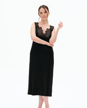 Bamboo Nightgown 10501C black
