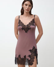 Bamboo Chemise spaghetti strap 03329 ash rose
