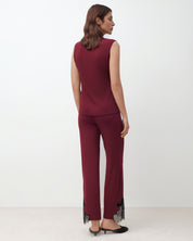 Bamboo tank top Pajama 03334 cherry lacquer