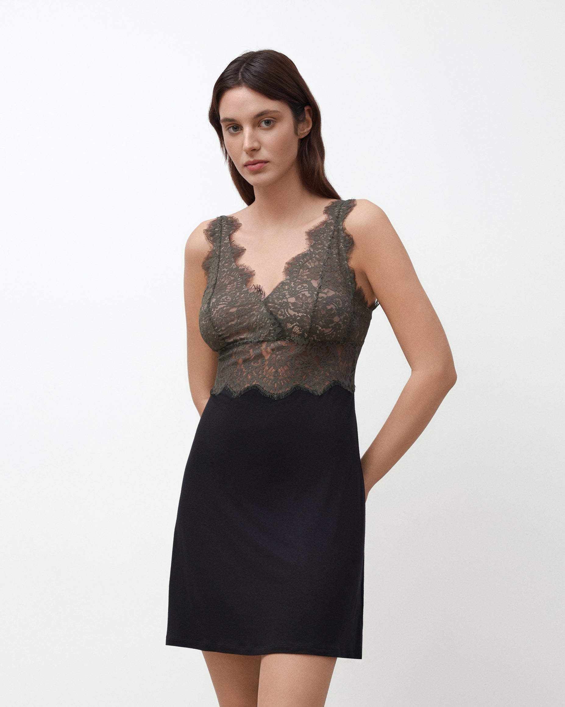 Bamboo Chemise breast support 03342 black