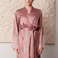 Women's satin robe S03417