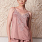 Women's satin cami short set S03416