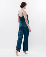 Satin camisole Pajama S03185 green