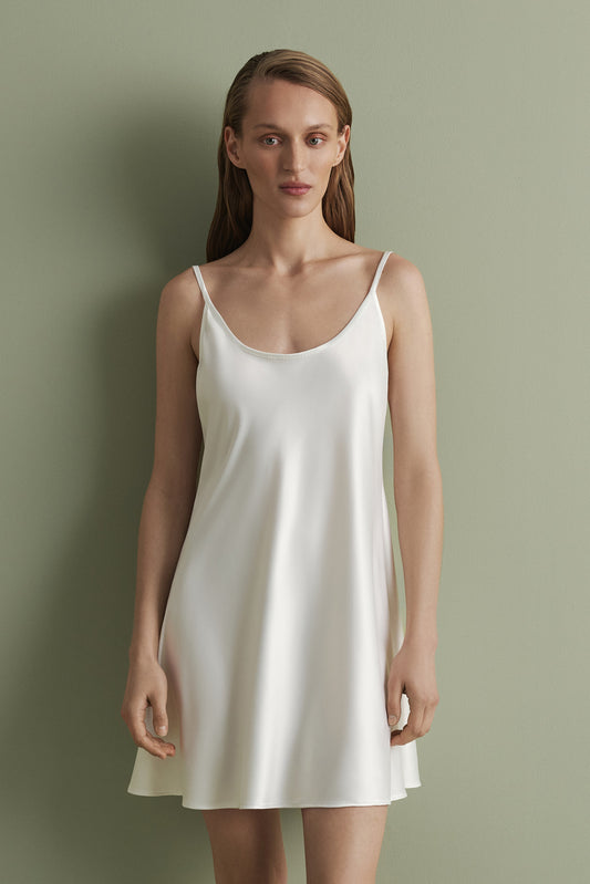 Women's silk satin chemise spaghetti strap S03198