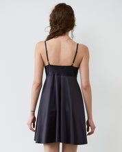 Satin chemise Babydoll S03199 black