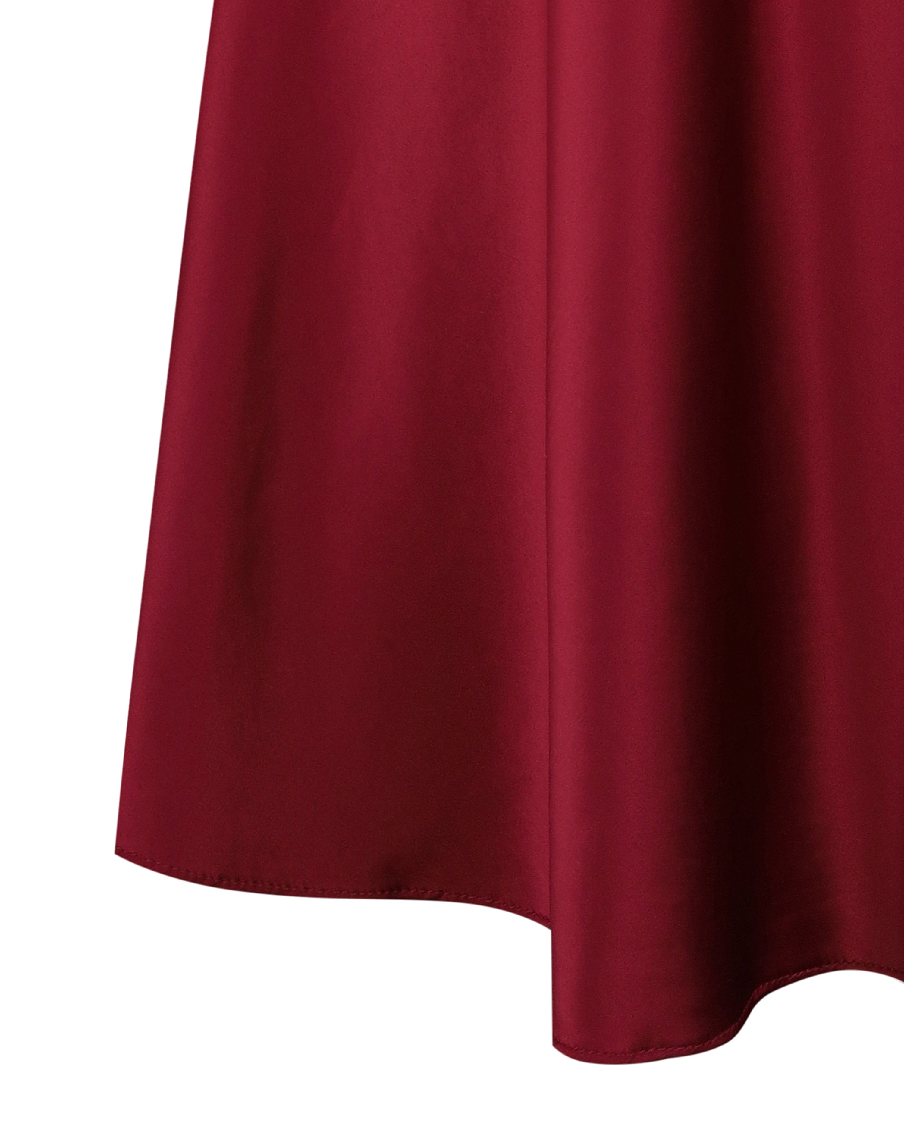 Satin chemise Babydoll S03199 burgundy