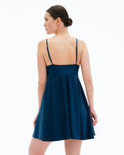 Satin chemise Babydoll S03199 emerald