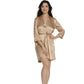 Women's silk satin Robe S03200