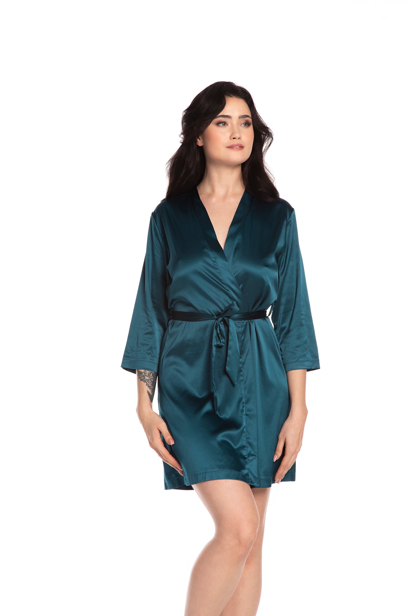 Women's silk satin Robe S03200