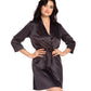 Women's silk satin Robe S03200