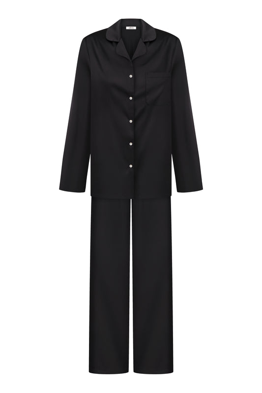 Women's silk satin pajama set S03401