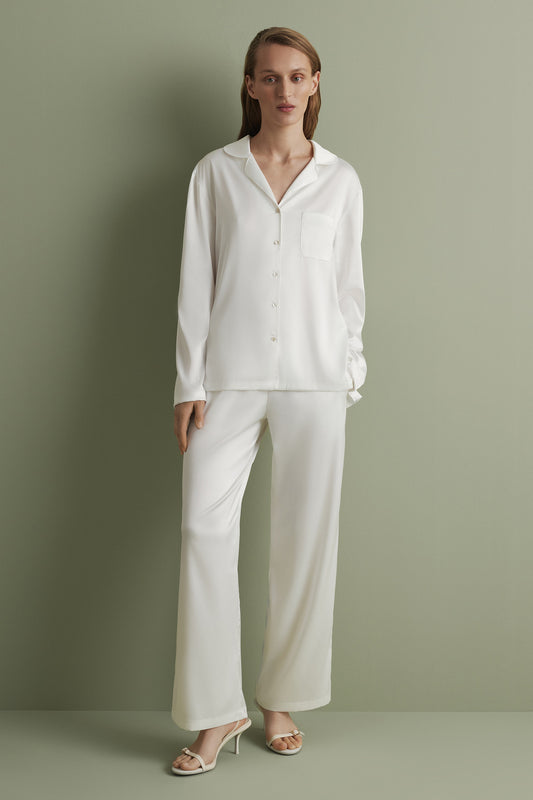 Women's silk satin pajama set S03401