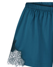 Satin cami shorts Set S03405 emerald