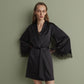 Women's satin robe S03406