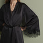 Women's satin robe S03406