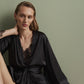 Women's satin robe S03406