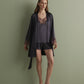 Women's satin robe S03406