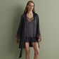 Women's satin robe S03406