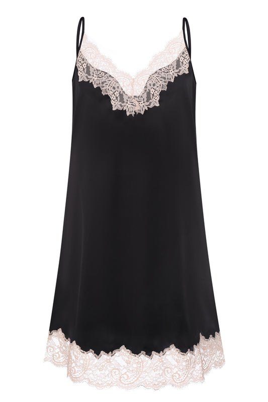 Women's silk satin chemise S03411