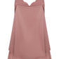 Women's silk satin cami short set S03416