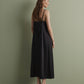 Women's satin nighgown spaghetti strap S03418
