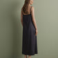 Women's satin nighgown spaghetti strap S03418