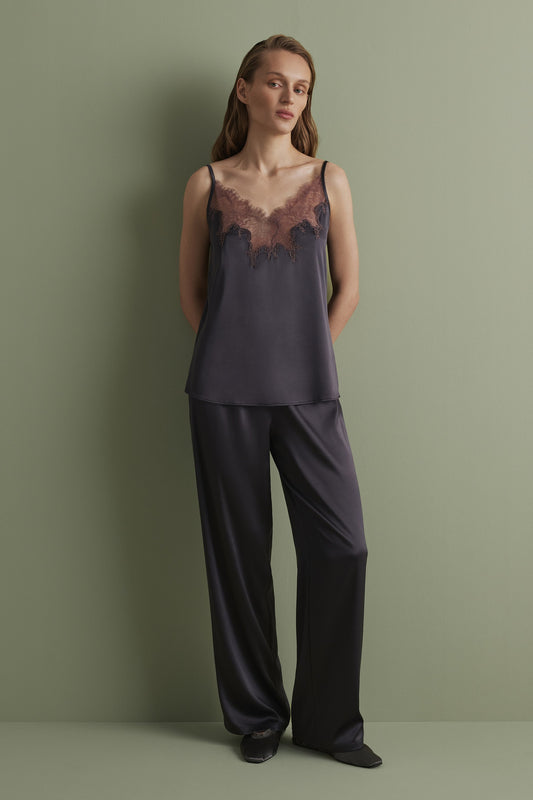 Women's satin camisole pajama S03419