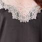 Women's satin camisole pajama S03421 black