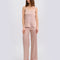 Satin camisole Pajama S03421 rose gold