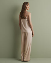 Satin camisole Pajama S03421 rose gold