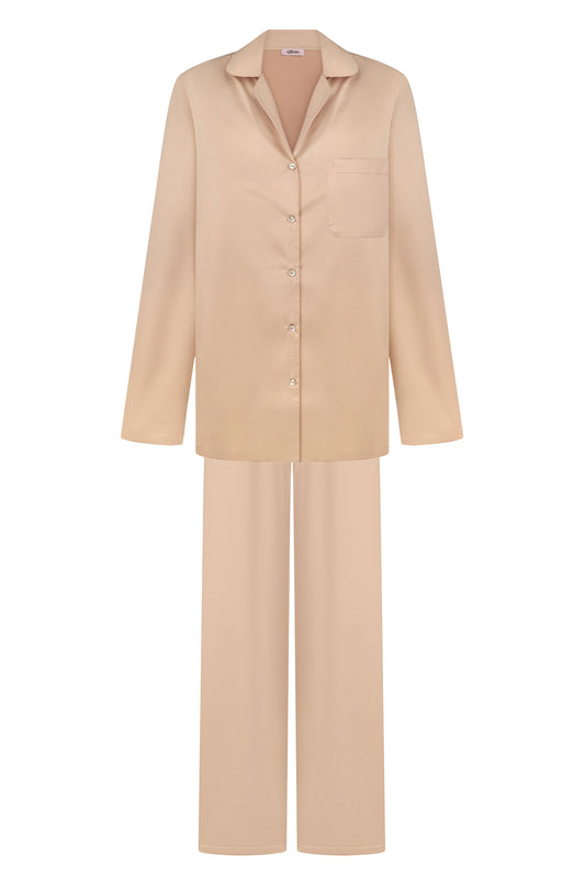 Women's silk satin pajama set S03401