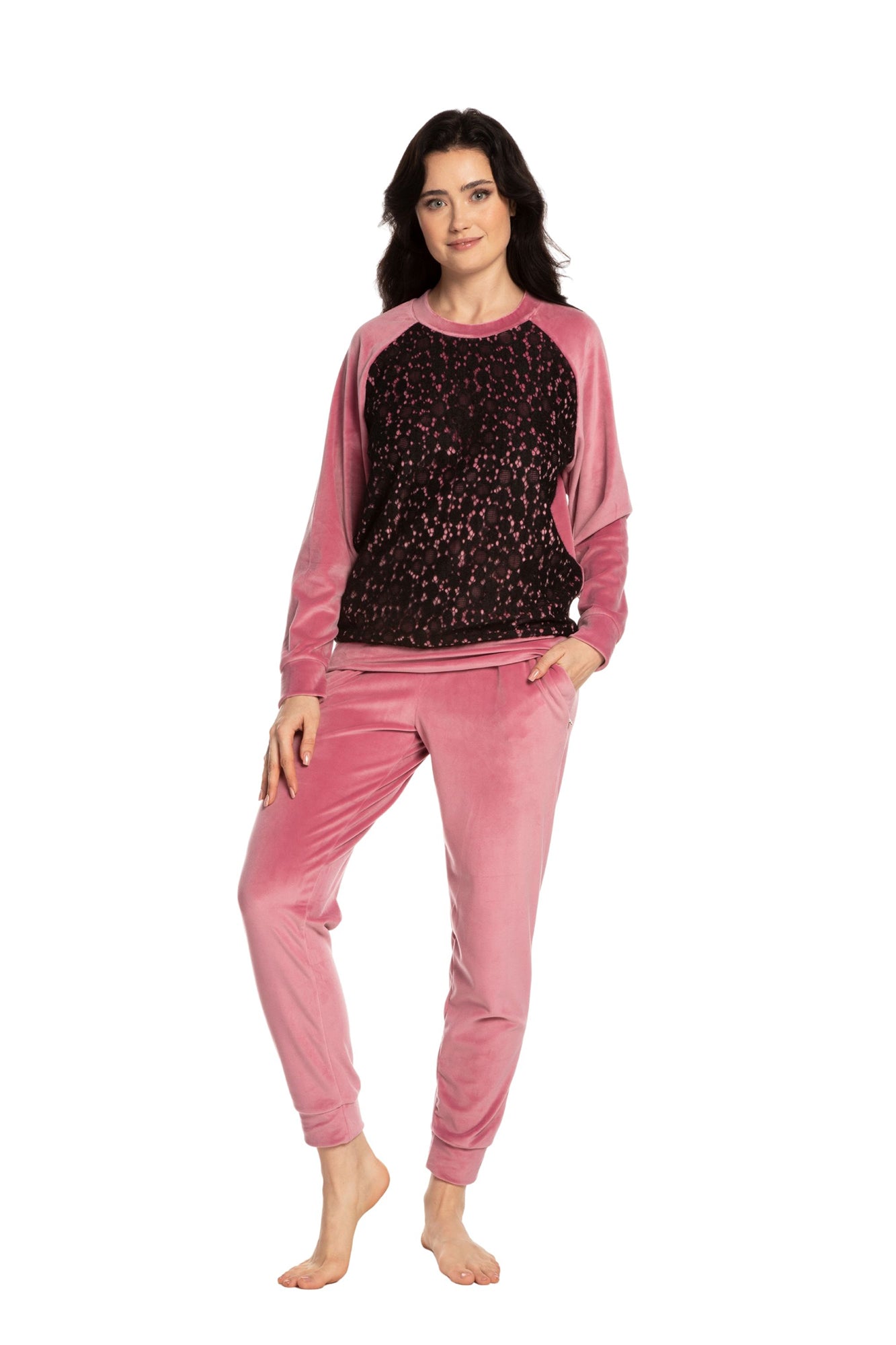 Women's velour Home set 03116