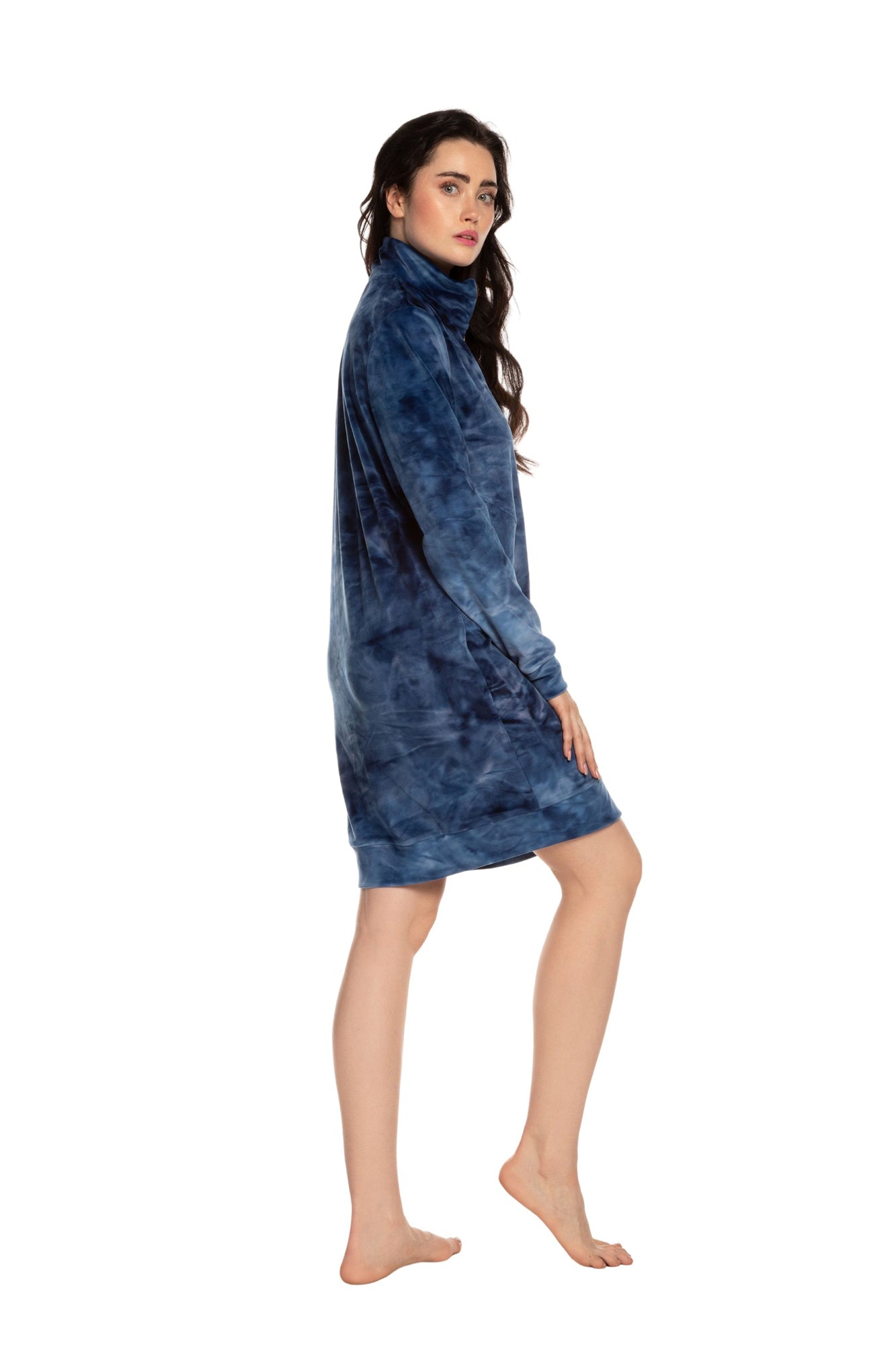 Women's velour Robe 03121