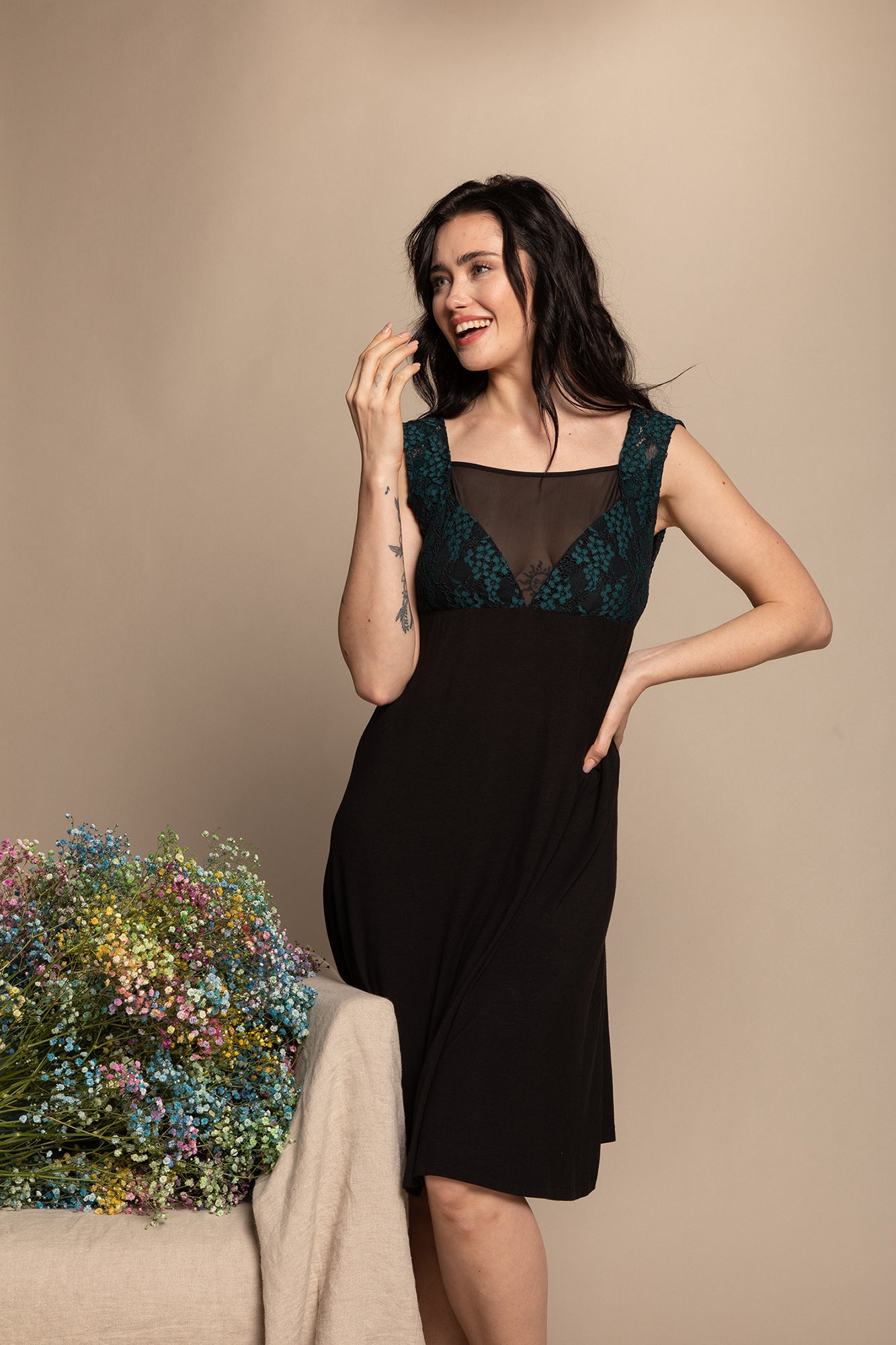 Women's bamboo Nightgown 03142