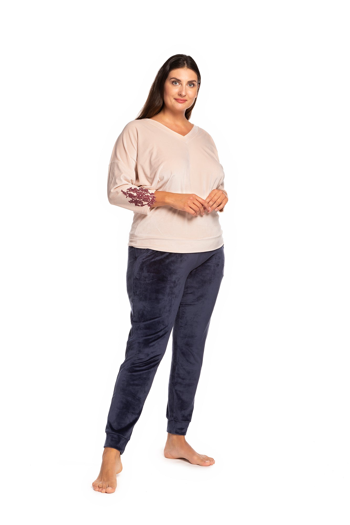 Women's velour Home set 0386