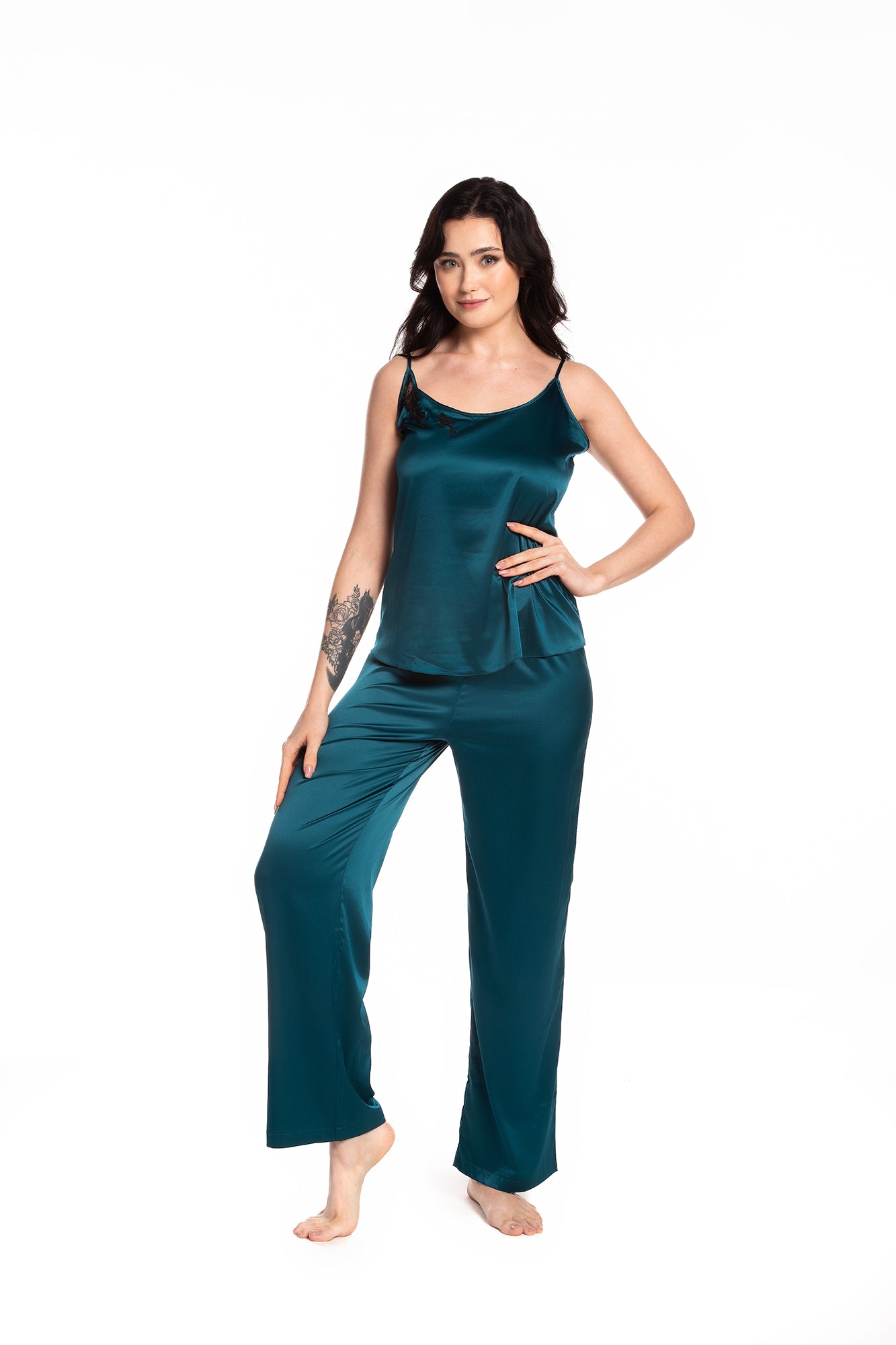 Women's silk satin Pajama set S03185