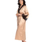 Women's silk satin Robe S03186