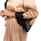 Women's silk satin Robe S03186