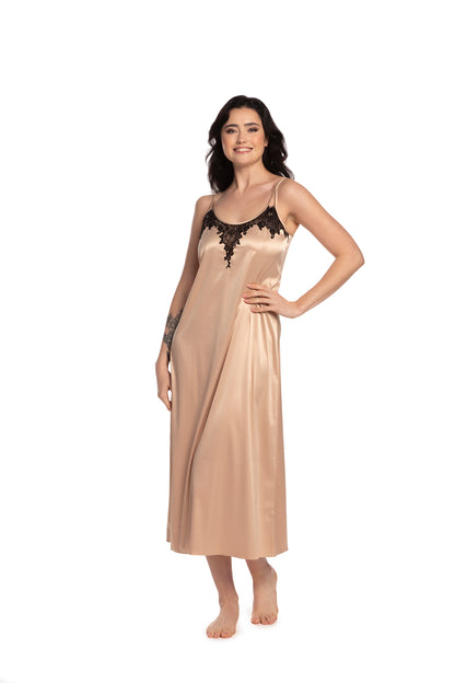 Women's silk satin Nightgown S03187