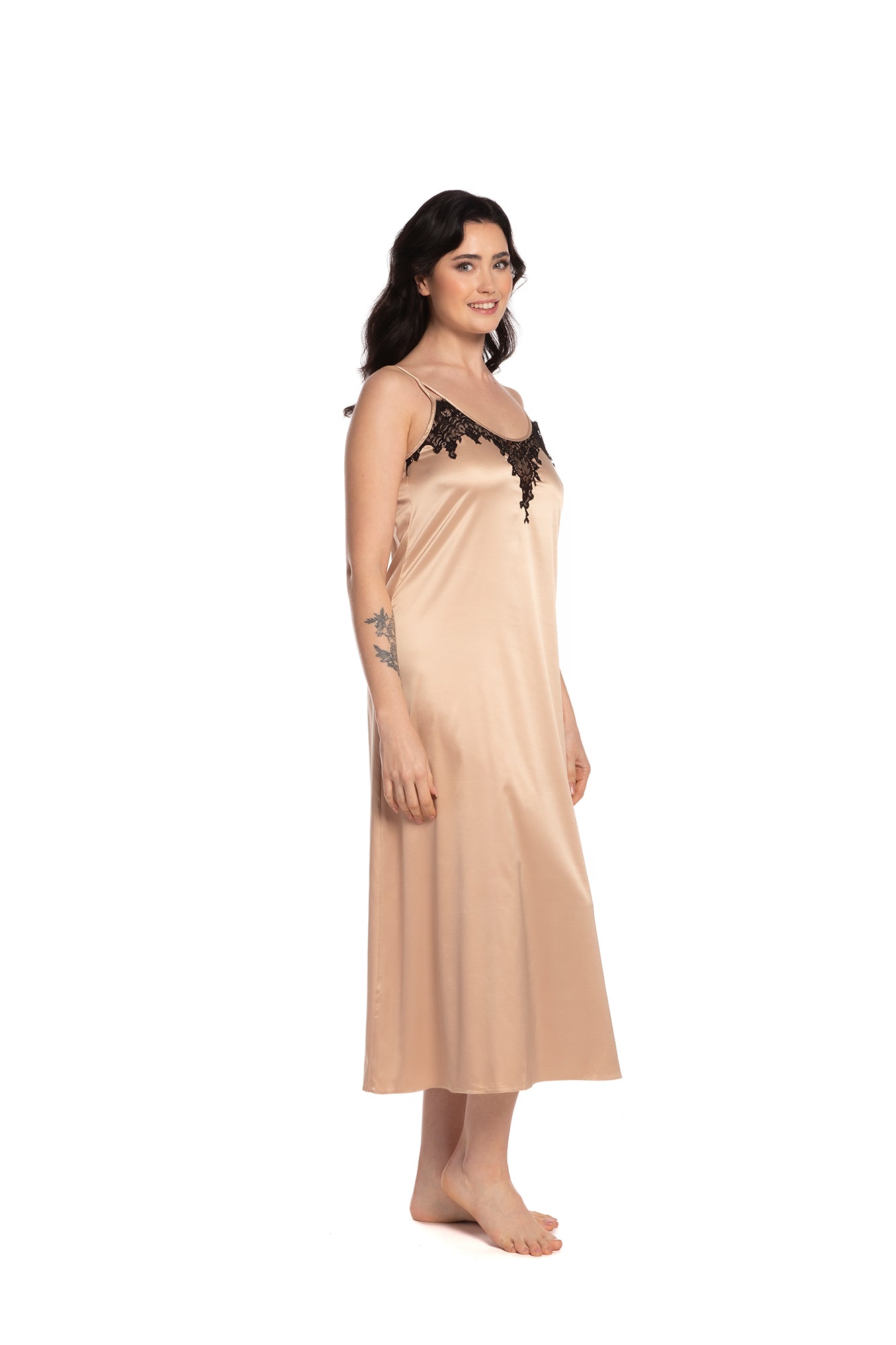 Women's silk satin Nightgown S03187